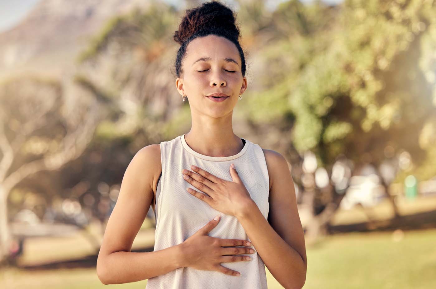 Deep-breathing-female-outside